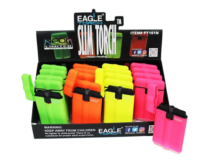 Picture of PT161N Eagle Slim Neon Lighter 20CT