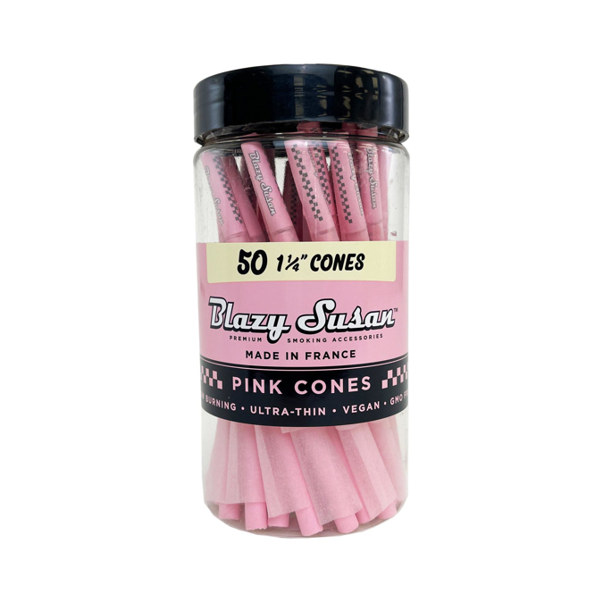 Picture of Blazy Susan 1 1/4 Pink Cones 50CT Jar
