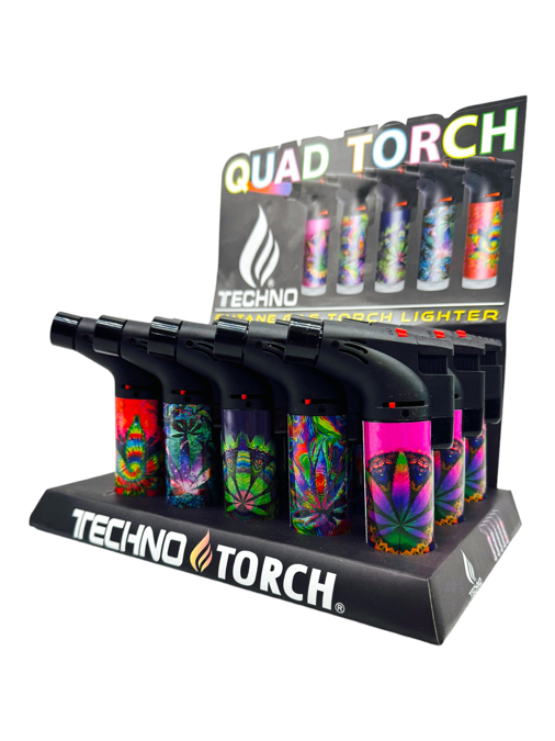 Picture of 78139 Techno Cannabis Torch Lighter 15CT