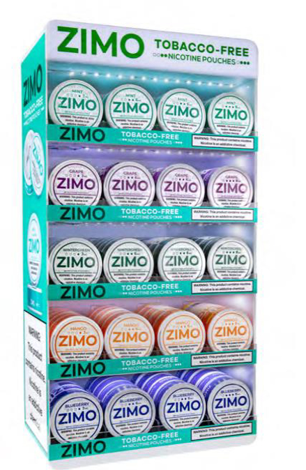 Picture of Zimo Nicotine Pouches Display 60CT