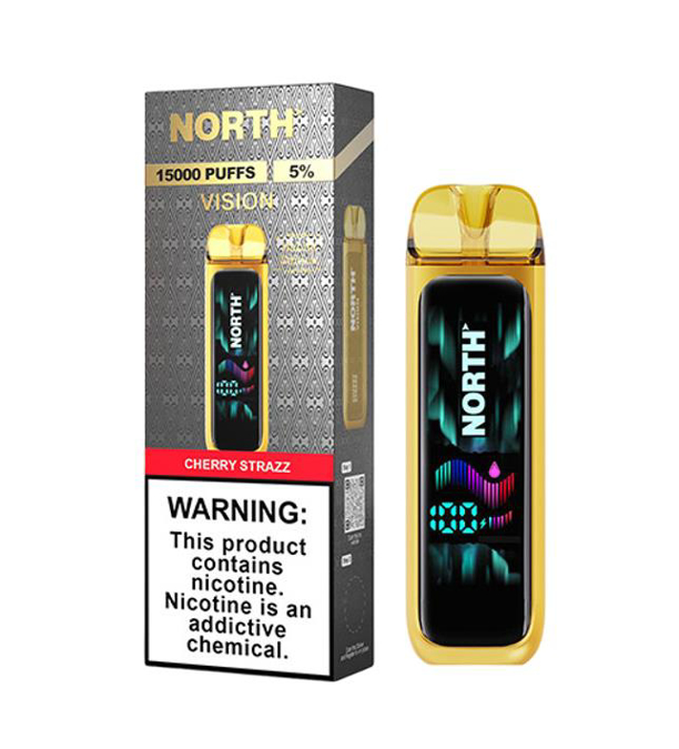 Picture of North Vision 15KPuffs Cherry Strazz