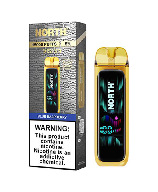 Picture of North Vision 15KPuffs Blue Raspberry