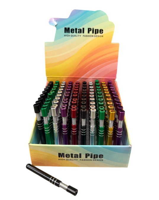 Picture of Metal heavy One Hitter Push Pipe 100ct