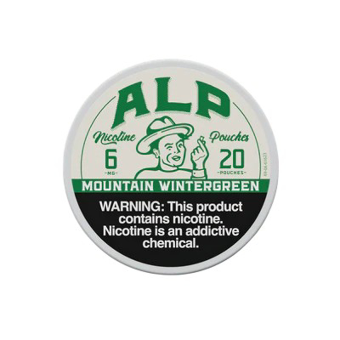 Picture of Alp Nicotine Pouches Mountain Wintergreen 6mg